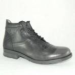 Чёрные мужские ботинки мех Португалия