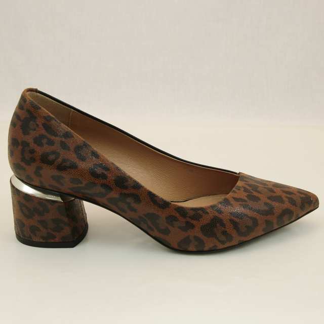 Туфли 2082-621-CP-1 кожа-кожа леопард-черные