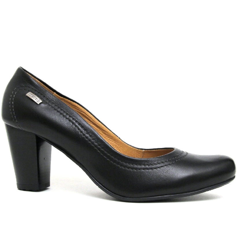 Туфли женские М2660-39 кожа-кожа чёрные