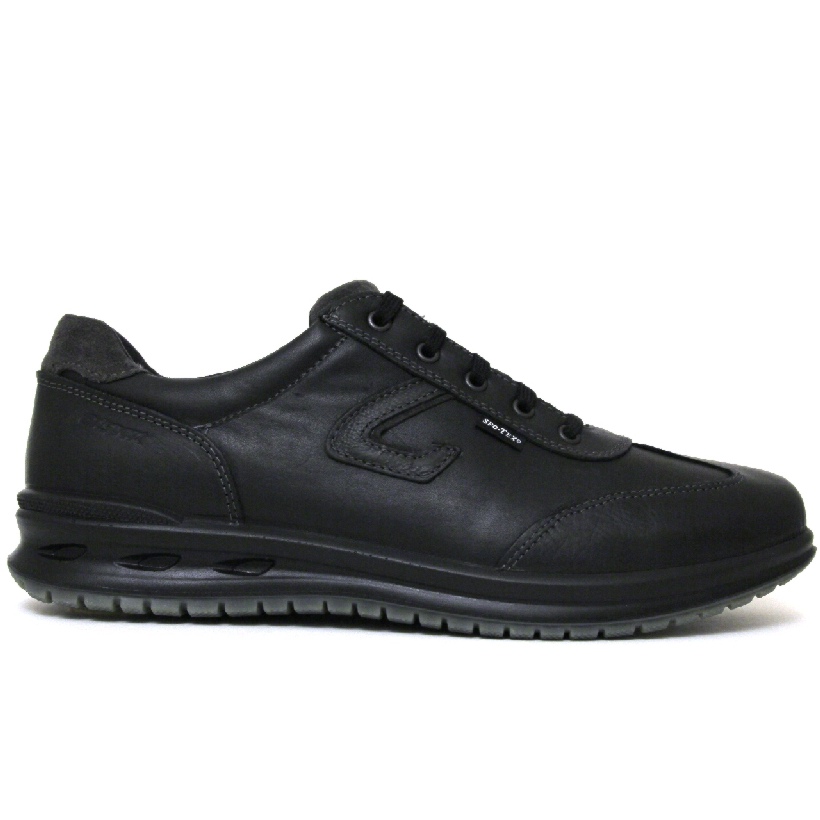 Туфли - кроссовки grisport R43011-46 кожаные чёрные