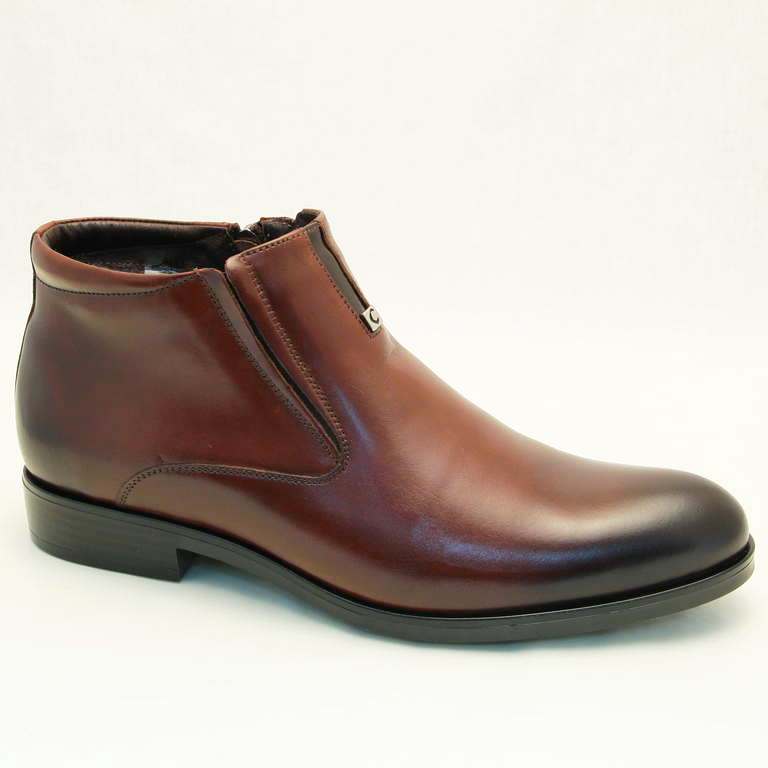 Ботинки COOC-5782-ZW45-00W00-3 кожа-шерсть коричневые
