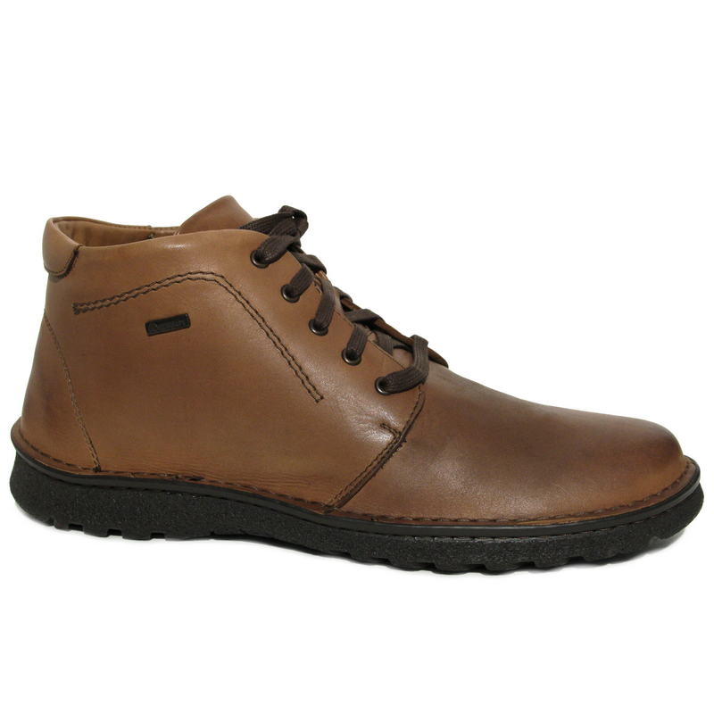 Ботинки Krisbut X6084-4-2 кожа-мех коричневые