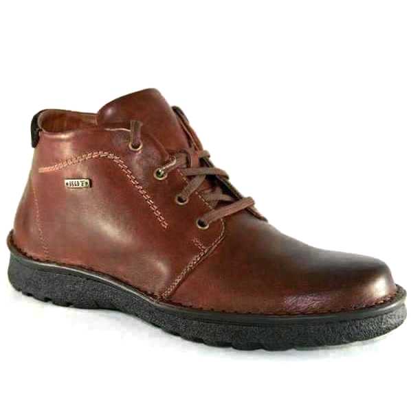 Ботинки R6084А-4-3 кожа-шерсть коричневые