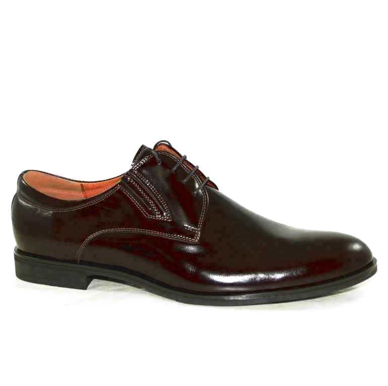 Туфли мужские RCOOC-6845-0063 кожа-кожа тёмно-коричневые