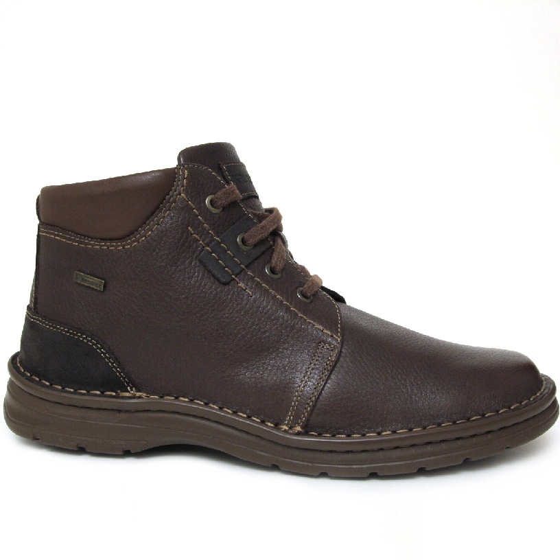 Ботинки Krisbut 6233-2-2 кожа-мех тёмно-коричневые