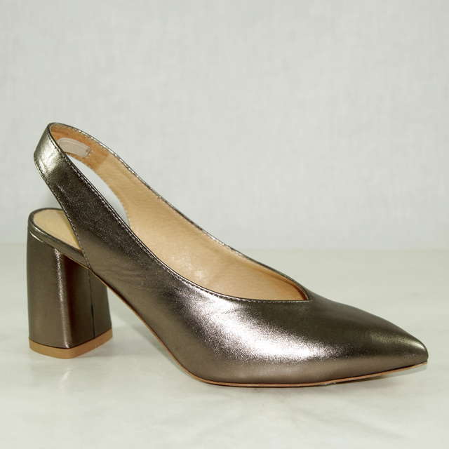 Босоножки 1261-metal-104 кожа-кожа бронза