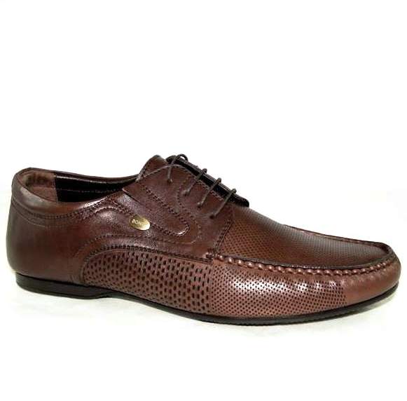 Мокасины мужские R12795-4635 кожа-кожа коричневые