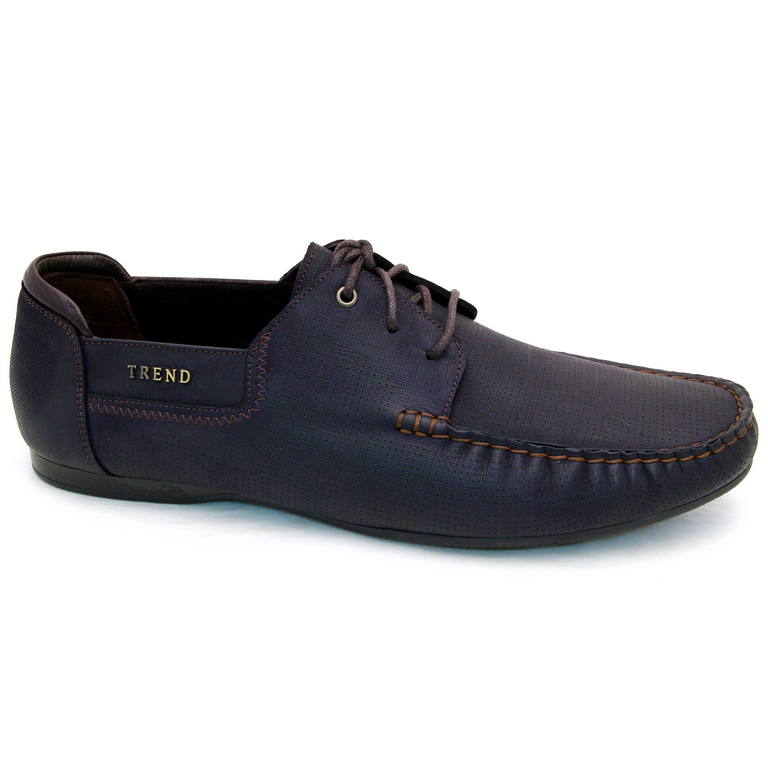 Мокасины мужские R14969-4639 кожа-кожа синие