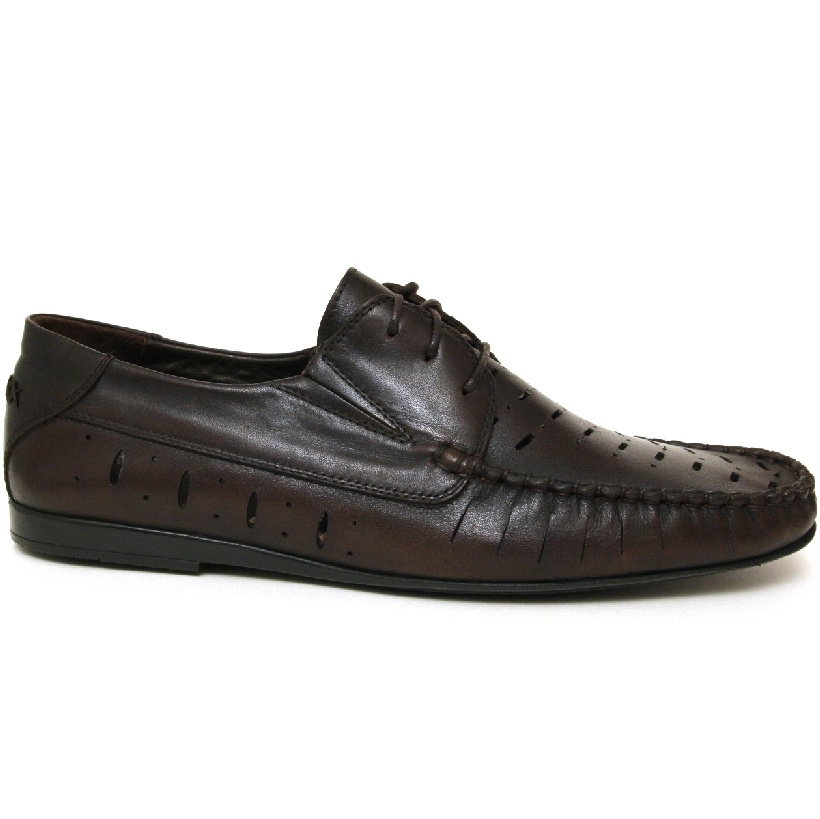 Мокасины мужские R14997-481 кожа-кожа коричневые