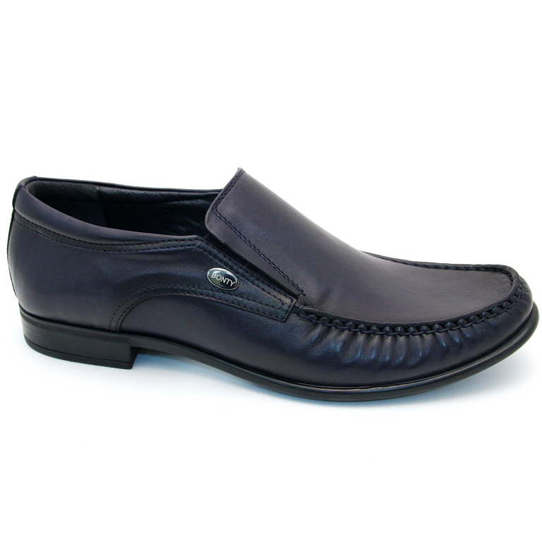 Туфли мужские R15213-28030 кожа-кожа тёмно-синие