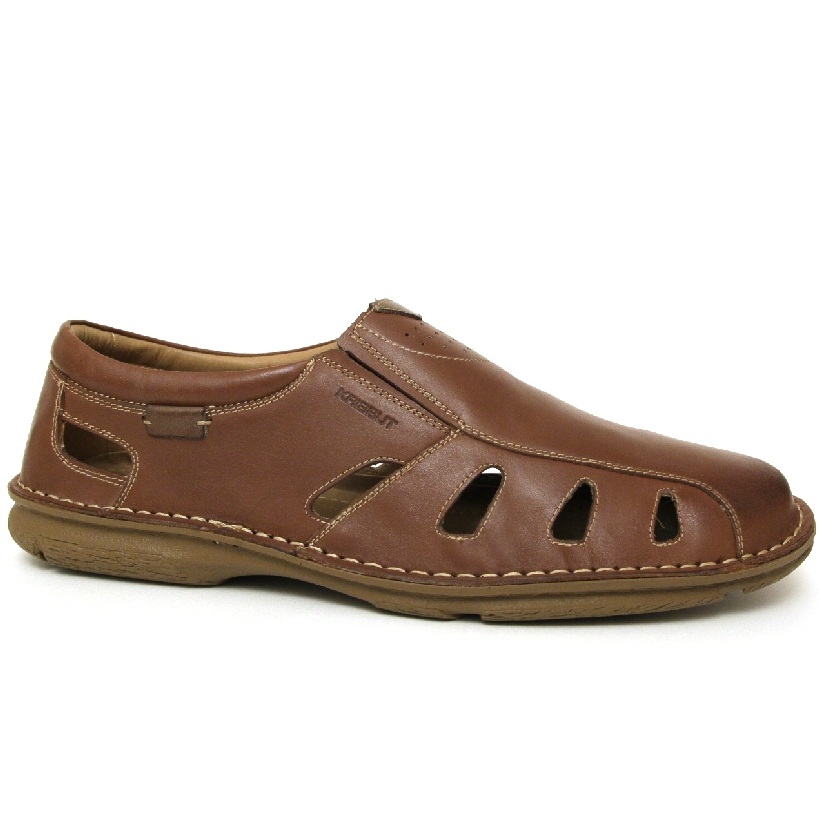 Туфли летние Krisbut R4910-2 кожа-кожа коричневый