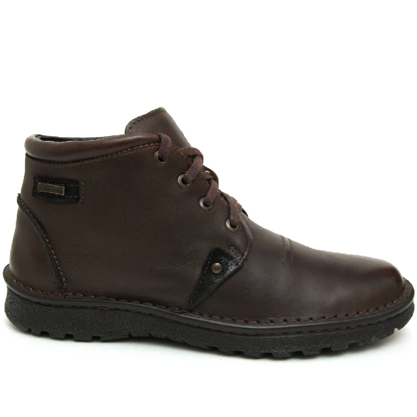 Ботинки Krisbut 6100-brown-2 кожа-мех коричневые