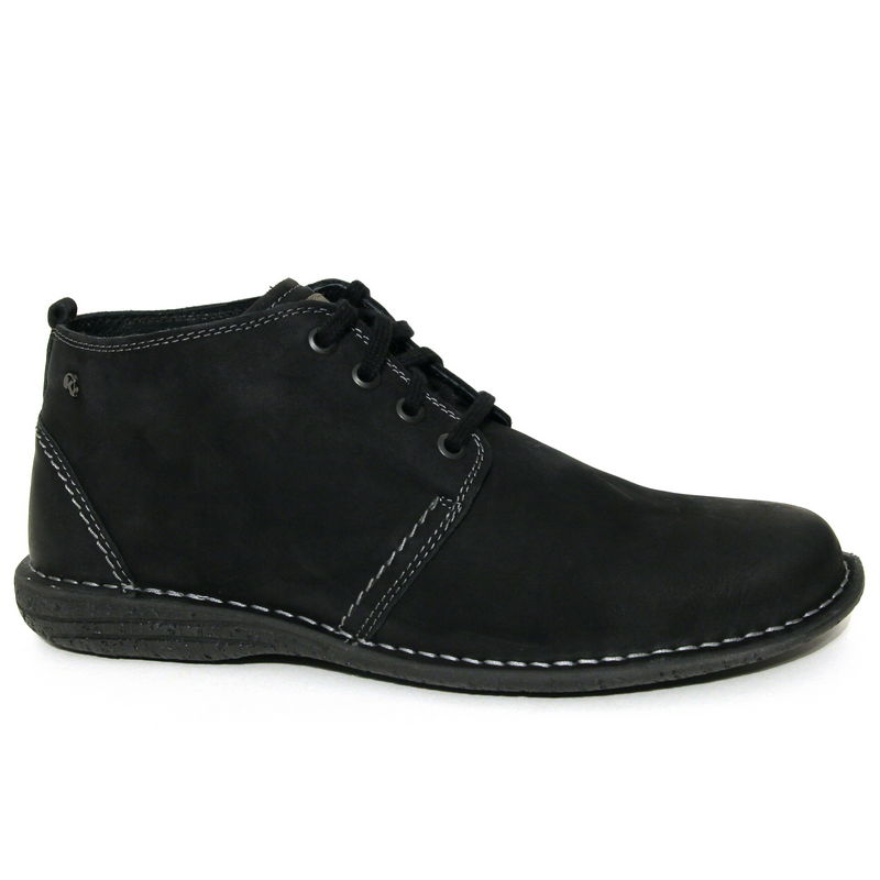 Ботинки Krisbut 6105-1-4 нубук-байка черные