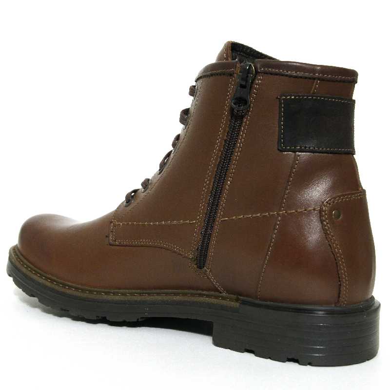 Ботинки Krisbut мужские 6143-2-3 кожа-шерсть коричневые 2