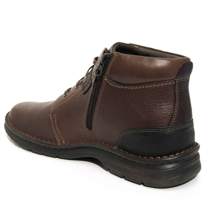 Ботинки Krisbut R6233-2-2 кожа-мех тёмно-коричневые 2