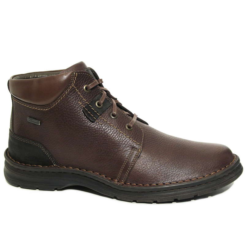 Ботинки Krisbut R6233-2-3 кожа-шерсть тёмно-коричневые