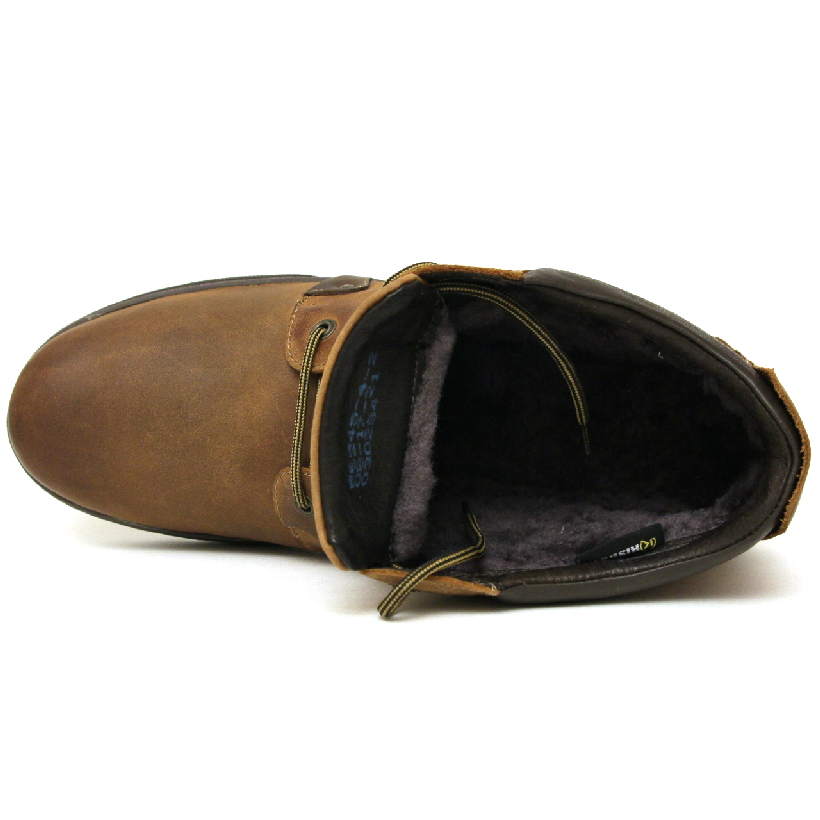Ботинки мужские R6245-4-2 кожа-мех коричневые 1