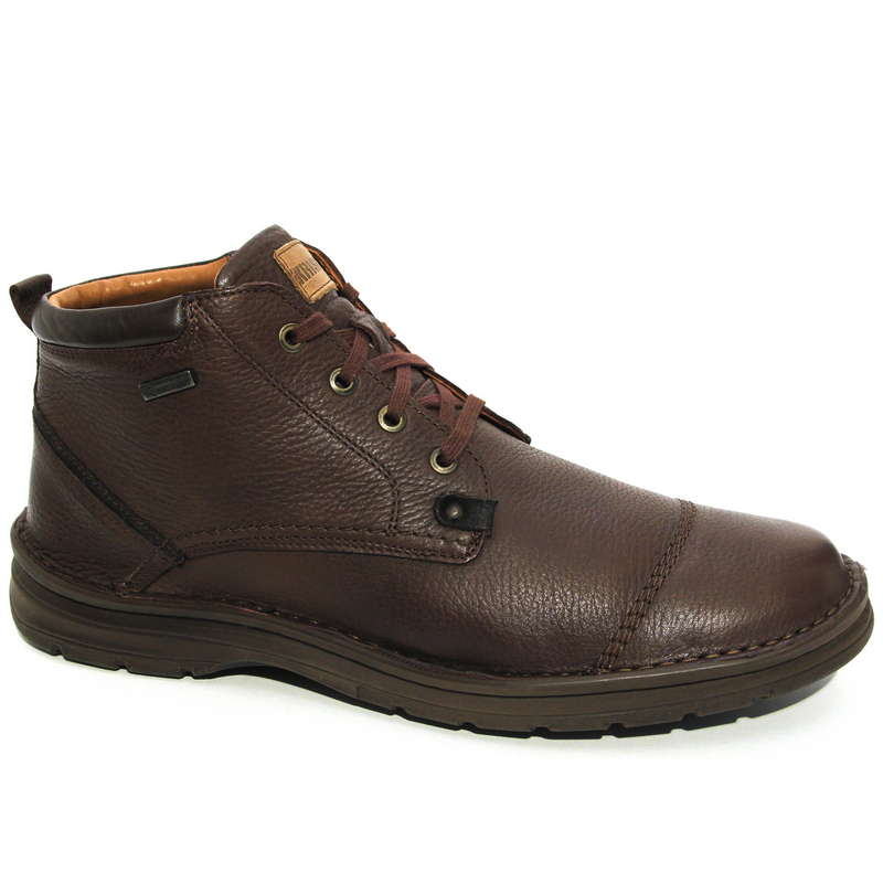 Ботинки Krisbut R6290-3-2 кожа-мех коричневые