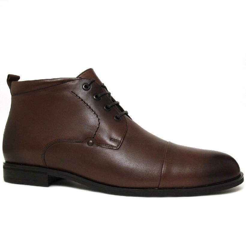 Ботинки Conhpol R8311-1256-4 кожа-байка коричневые