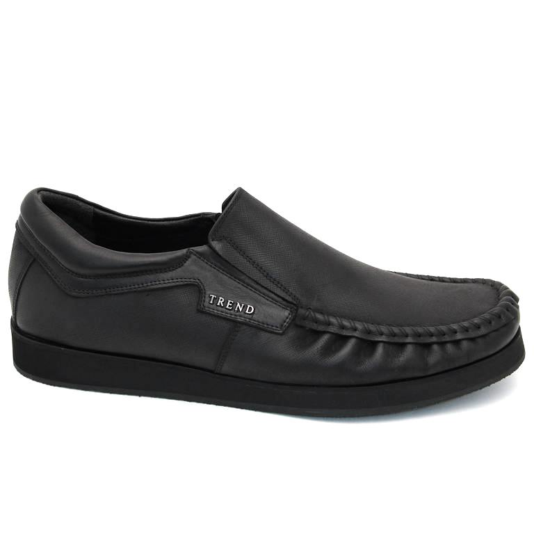 Мокасины мужские R14815-4652 кожа-кожа чёрные