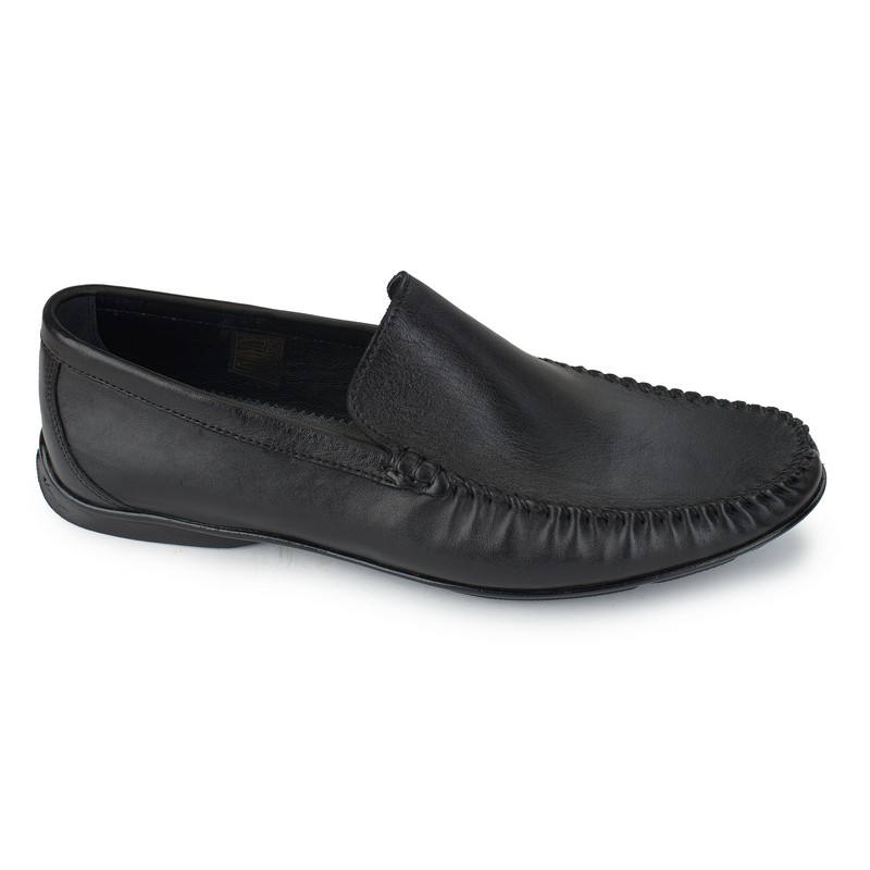 Мокасины мужские R4774-607 кожа-кожа чёрные