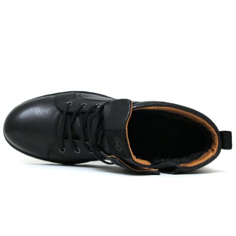 Ботинки зимние мужские Krisbut 6723-1-3 кожа-шерсть черный 2